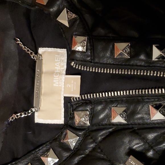 MICHEAL KORS AUTHENTIC LEATHER Jkt Sz 2,Heels 7.5 Boots 8M Purse All 4 piece$300 - Picture 4 of 16